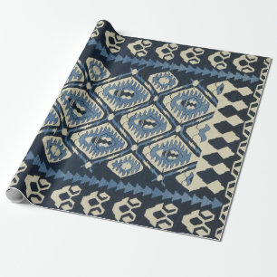 Papel De Regalo Alfombra Persa Turca Oriental Azul
