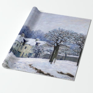 Papel De Regalo Alfred Sisley - Place Chenil en Marly, efecto de n