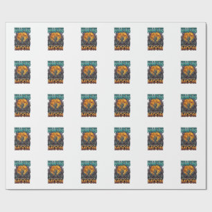 Papel De Regalo Algo que asusta la mano de zombie de Halloween de 