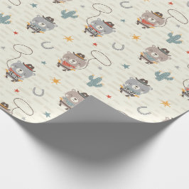 Papel De Regalo Alguacil de niño pequeño con crema