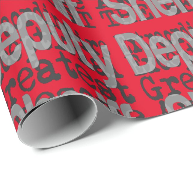 Papel De Regalo Alguacil Extraordinario Adjunto (Esquina del rollo)