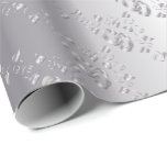 Papel De Regalo Alianzas de boda de plata elegantes<br><div class="desc">Plata elegante con el papel de regalo de las bandas de las bodases de plata. También grande para los aniversarios. el ⭐ este producto es personalizable del 100%. Los gráficos y/o el texto se pueden añadir, suprimido, movido, vuelto a clasificar según el tamaño, cambiado alrededor, girado, el etc… 99% de...</div>