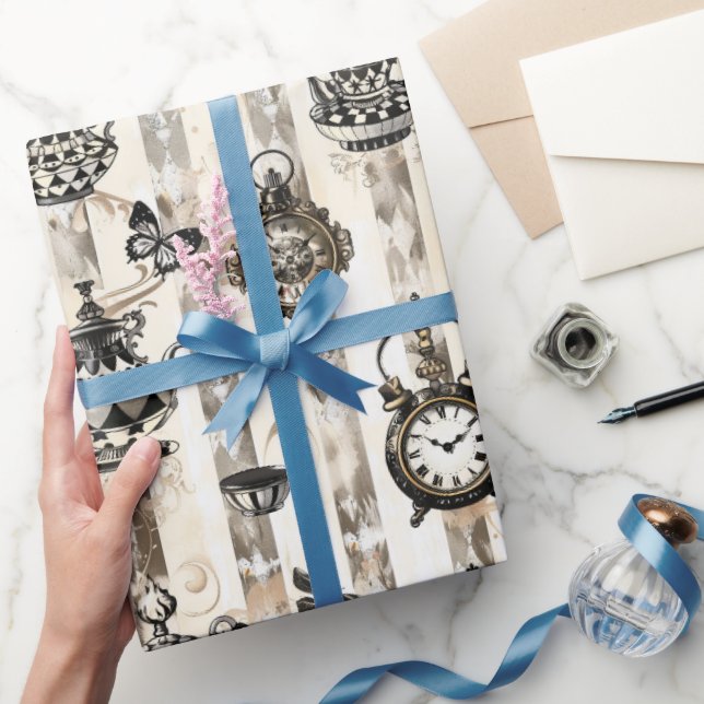 Papel De Regalo Alice in Wonderland Pattern (Regalar)