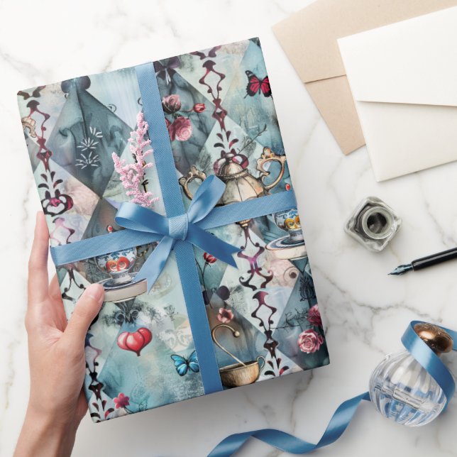Papel De Regalo Alice in Wonderland Pattern (Regalar)