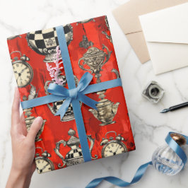 Papel De Regalo Alice in Wonderland Pattern