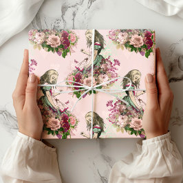 Papel De Regalo Alice In Wonderland Tea Time Wrapee Paper