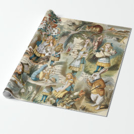 Papel De Regalo Alice In Wonderland WrapPaper