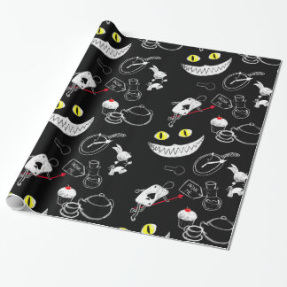 Papel De Regalo Alicia en modelo del país de las maravillas