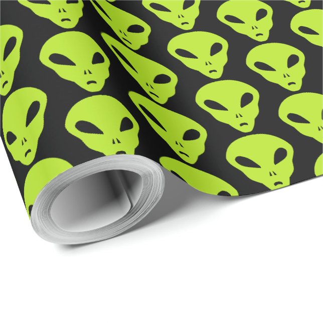 Papel De Regalo Alien (Esquina del rollo)
