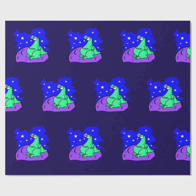 Papel De Regalo Alien (Superficie plana)