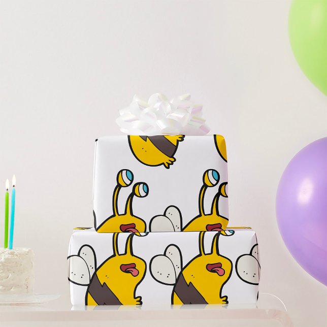 Papel De Regalo Alien Bee (Subido por el creador)