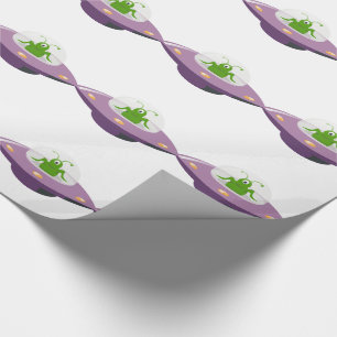Papel De Regalo Alien Space Ship Kids
