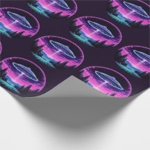 Alien Spaceship Retro Futurista