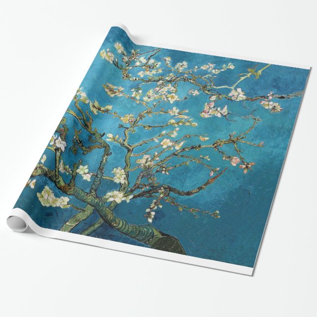 Papel De Regalo Almendro en flor, Vincent van Gogh. (Desenrollado)