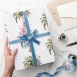 Papel De Regalo Aloha Beach Tropical Coconuts Boda de Palmeras<br><div class="desc">Aloha Beach Tropical Coconuts Palm Trees boda ducha de novia</div>