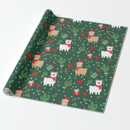 Papel De Regalo Alpaca Navidades Cuitos