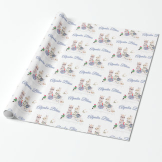 Papel De Regalo Alpaka Blues