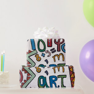 Papel De Regalo Alphabet para niños