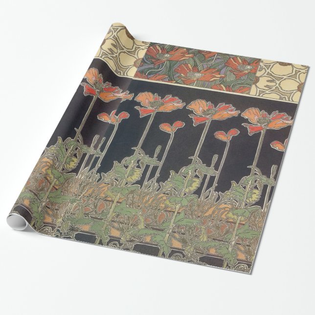 Papel De Regalo Alphonse Mucha Documentos Décoratifs GalleryHD (Desenrollado)