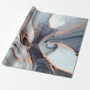 Papel De Regalo Alta resolución. Pintura de fluido abstracto de lu