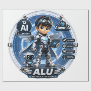 Papel De Regalo Aluminio ATOMIVRA