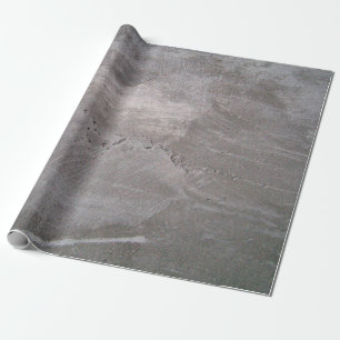 Papel De Regalo Aluminio de pared gris de hormigón