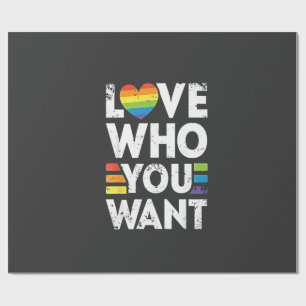 Papel De Regalo Ama a quién quieres el mes del orgullo LGBT