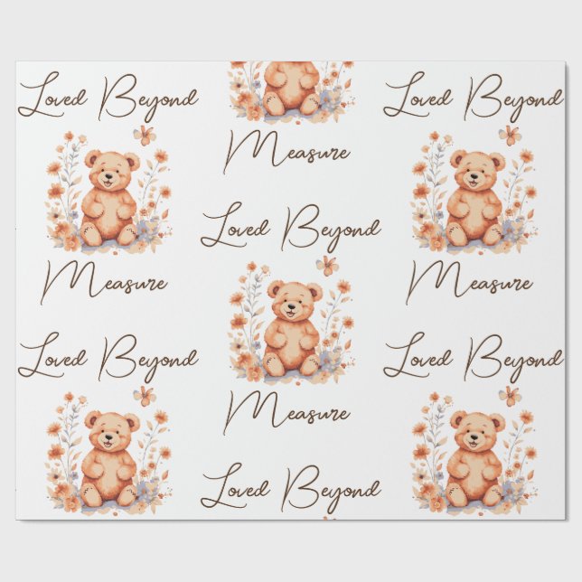 Papel De Regalo Amado más allá de la medida (Superficie plana)