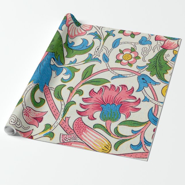 Papel De Regalo Amado, William Morris (Desenrollado)