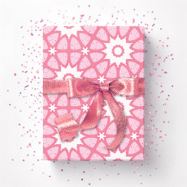Papel De Regalo Amal Star Lattice en Rosa