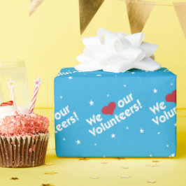 Papel De Regalo Amamos el corazón de nuestros voluntarios