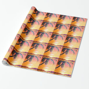 Papel De Regalo Amanecer tropical