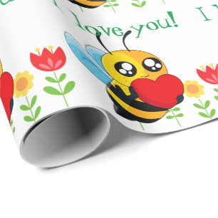 Papel De Regalo Amante Bee