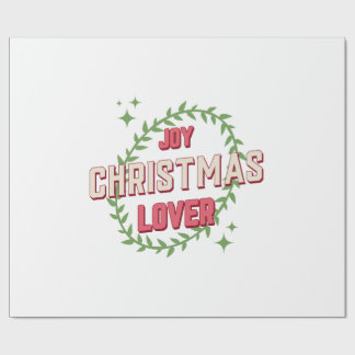 Papel De Regalo Amante de la Navidad alegre