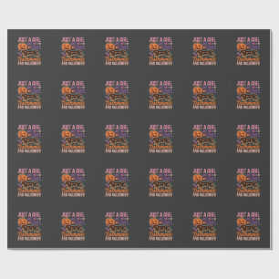 Papel De Regalo Amante de perro salchicha divertido Halloween cala