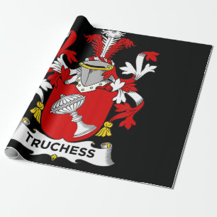 Papel De Regalo Amante del ajedrez Escudo de armas de la Truquesa