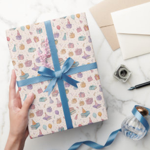 Papel De Regalo Amante del libro de diversiones, niños envolviendo
