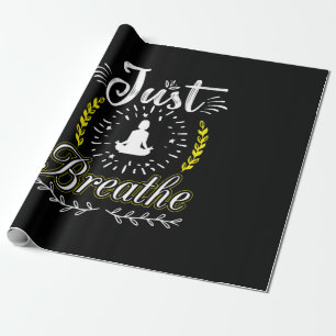 Papel De Regalo Amante del Yoga Solo Respira