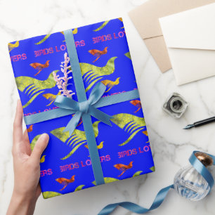 Papel De Regalo Amantes de Birds
