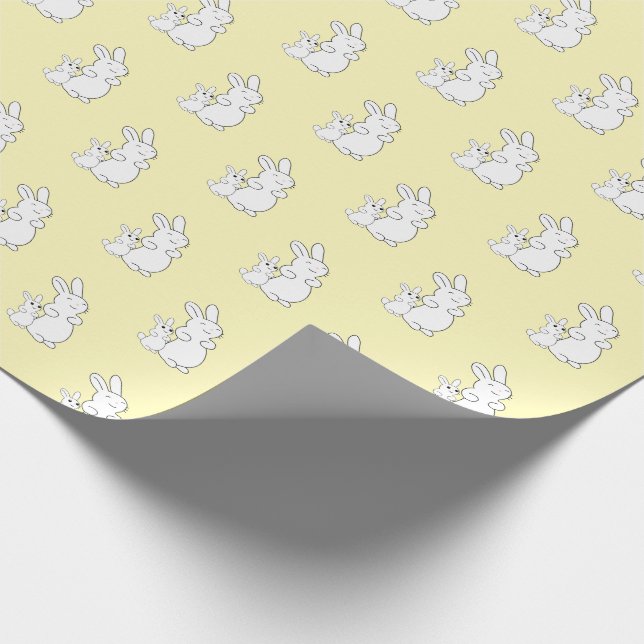 Papel De Regalo Amantes de conejos (Esquina)
