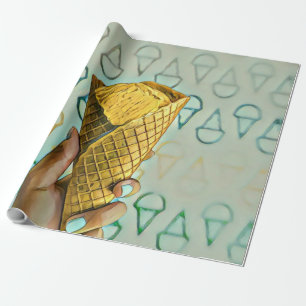 Papel De Regalo Amantes de helados de verano