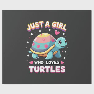 Papel De Regalo Amantes de tortugas reptiles marinos Solo una chic