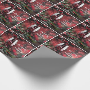 Papel De Regalo Amantes del vino sueñan con Navidades de vino