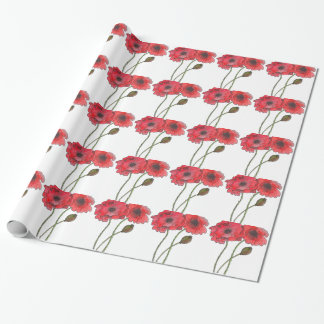 Papel De Regalo Amapola de la acuarela