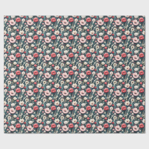 Papel De Regalo Amapolas Rosadas Lindas