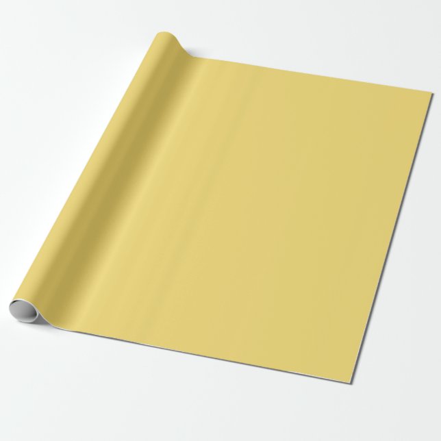Papel De Regalo Amarillo (Desenrollado)