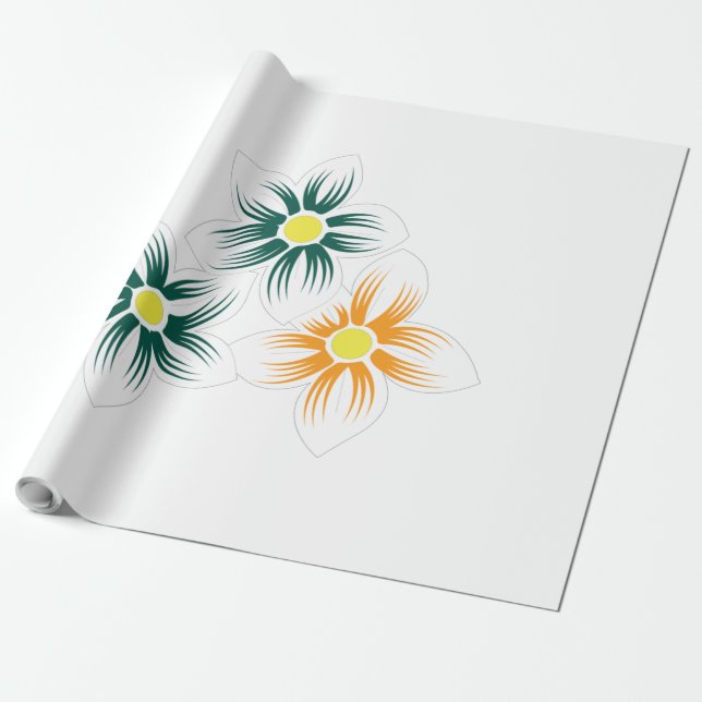 Papel De Regalo Amarillo bananero, verde azul oscuro, decoración (Desenrollado)