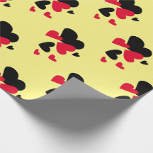 Amarillo negro y rojo de los corazones
