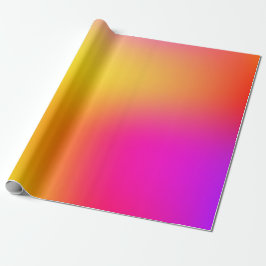 Papel De Regalo Amarillo neón y rosa