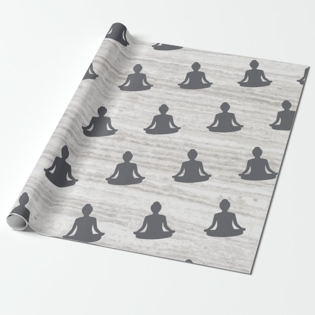 Papel De Regalo amasado de meditación (Desenrollado)